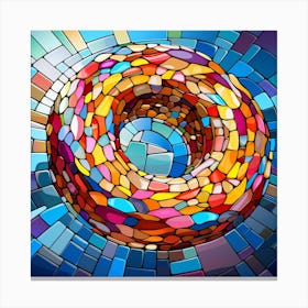 Stained Glass Background Canvas Print