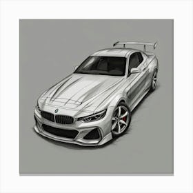 Bmw M8 Coupe Canvas Print