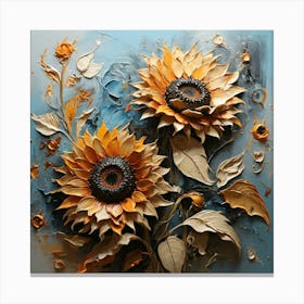 Flower of Sunflowers Canvas Print