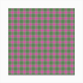 Plaid Fabric 147 Canvas Print