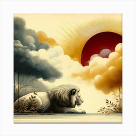 Wild Animal Illustration 98 Canvas Print