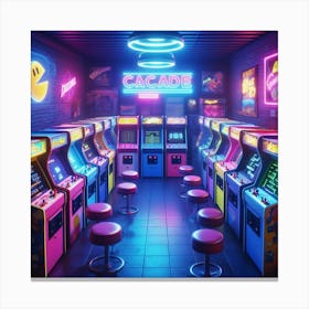 Arcade Room Canvas Print