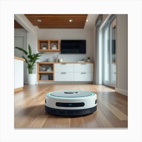 Asm A Smart Robot Clean The Floor Inside A Smart Home 525d8967 379d 41ed 99e6 339c91c64ced Canvas Print