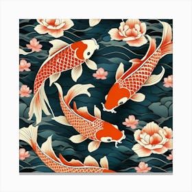 Koi Fish 4 Canvas Print