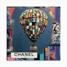 Chanel Hot Air Balloon Canvas Print