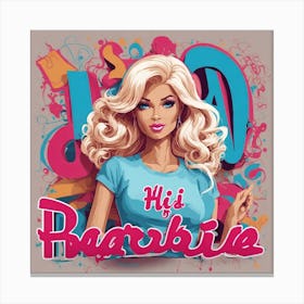 Barbie Canvas Print