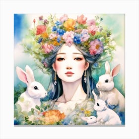 Spring Goddess Canvas Print