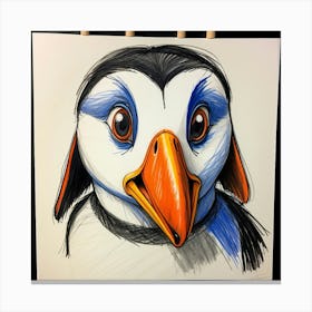 Puffin 6 Canvas Print