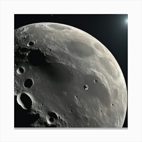 Moon photo 2 Canvas Print