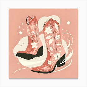 Cowboy Boots Canvas Print