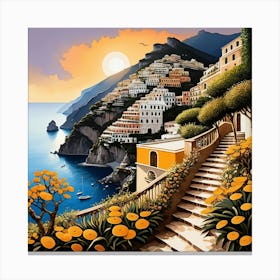 Positano Canvas Print