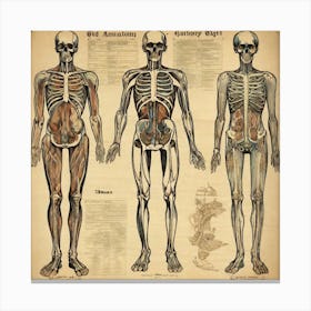 Nouveau Anatomy - 2 Canvas Print