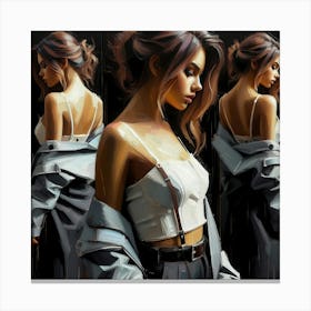 Portrait Artwork 54 Canvas Print