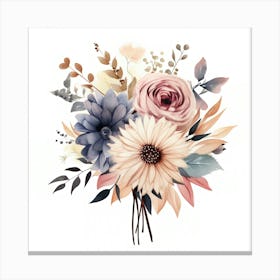 Bouquet Of Flowers 8 Canvas Print