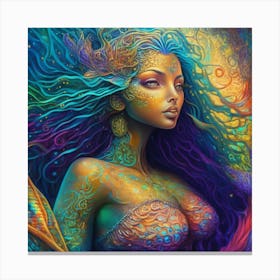 Mermaid 10 Canvas Print