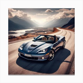 Corvette Convertible Canvas Print