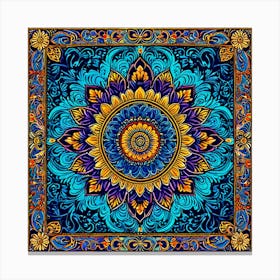 Paisley Tapestry A Classic Paisley Design With Rich Colors And Intricate Details Perfect Islamic Painting Canvas Print