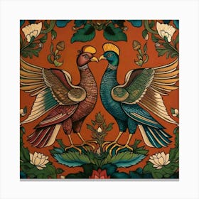 Peacocks Canvas Print