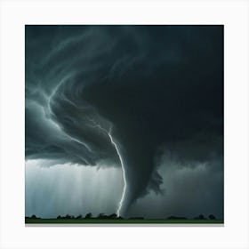 Tornado In The Sky 1 Canvas Print