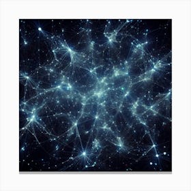 Network Of Stars Canvas Print