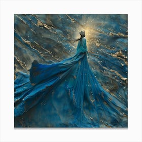 'The Blue Woman' Canvas Print