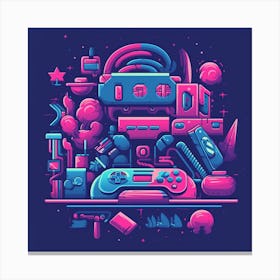 Video Game Art Canvas Print