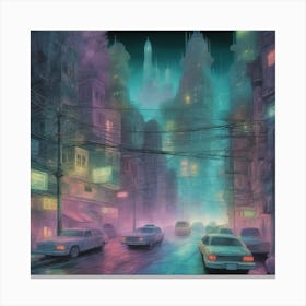 Futuristic City 1 1 Canvas Print