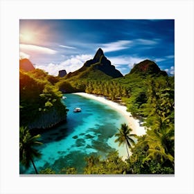 Travel Relaxation Adventure Beach Exploration Leisure Tropical Getaway Scenic Sightseeing (19) Canvas Print