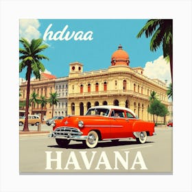 Havana 8 Canvas Print