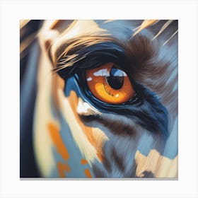 Eye Of A Horse 29 Canvas Print