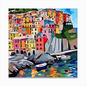 A Lively Cinque Terre Italy 7 Canvas Print