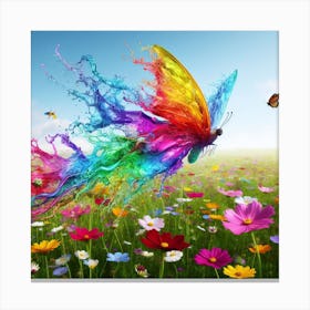 Elementess Butterfly 1 Canvas Print