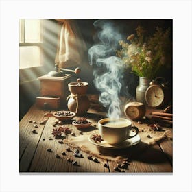 Coffee Table 1 Canvas Print