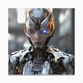 Robot Woman 7 Canvas Print