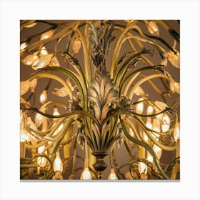 Lily Chandelier 1 Canvas Print