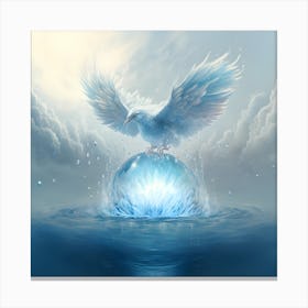 Dove art Canvas Print