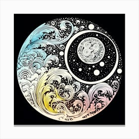 Yin And Yang 13 Canvas Print