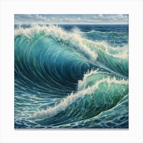 Ocean Waves Canvas Print