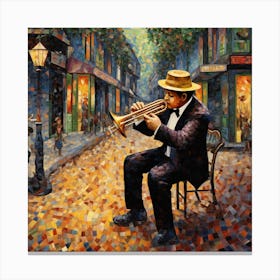 Jazz Musician 38 Canvas Print