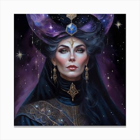 Lady Of The Night 2 Canvas Print