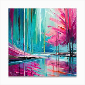 Abstract Landscape Painting Canvas Print