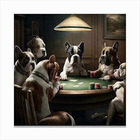 Poker Dogs 20 Canvas Print