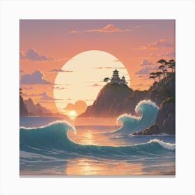 Asian Landscape Canvas Print