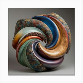 Spiral Sculpture 1 Canvas Print