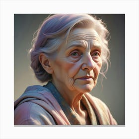 Old Woman Canvas Print