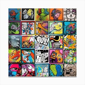 Graffiti Art 1 Canvas Print