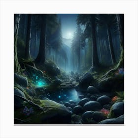 Dark Forest 1 Canvas Print