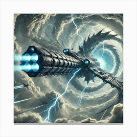 Skyward Destroyer Pressure Control Systems Canvas Print