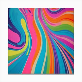 Psychedelic Swirls 1 Canvas Print