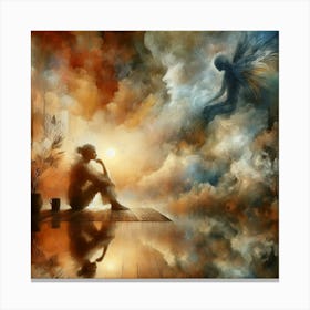 Angels In The Sky Canvas Print